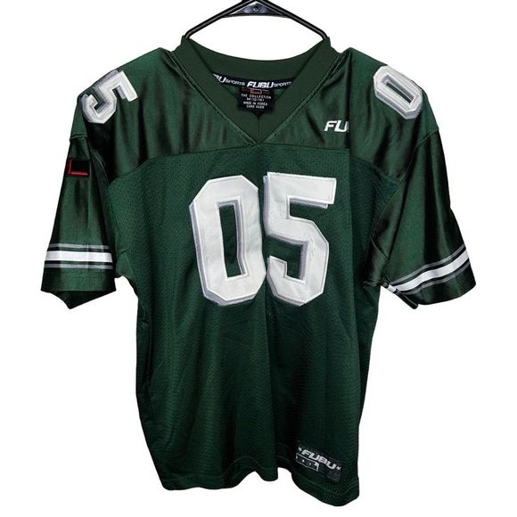 VTG FUBU Green Jersey 05 Size M - Picture 1 of 5